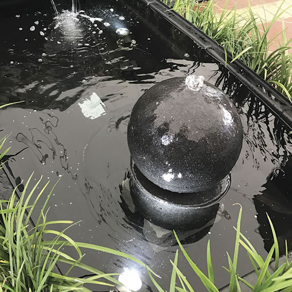 Sphere Stone Ball Water Feature